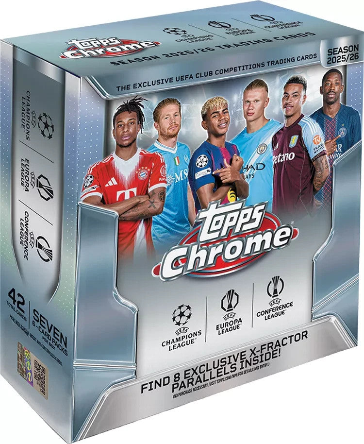 BREAK Topps Chrome® UEFA Club Competitions UCC 2025-26 MEGA BOX