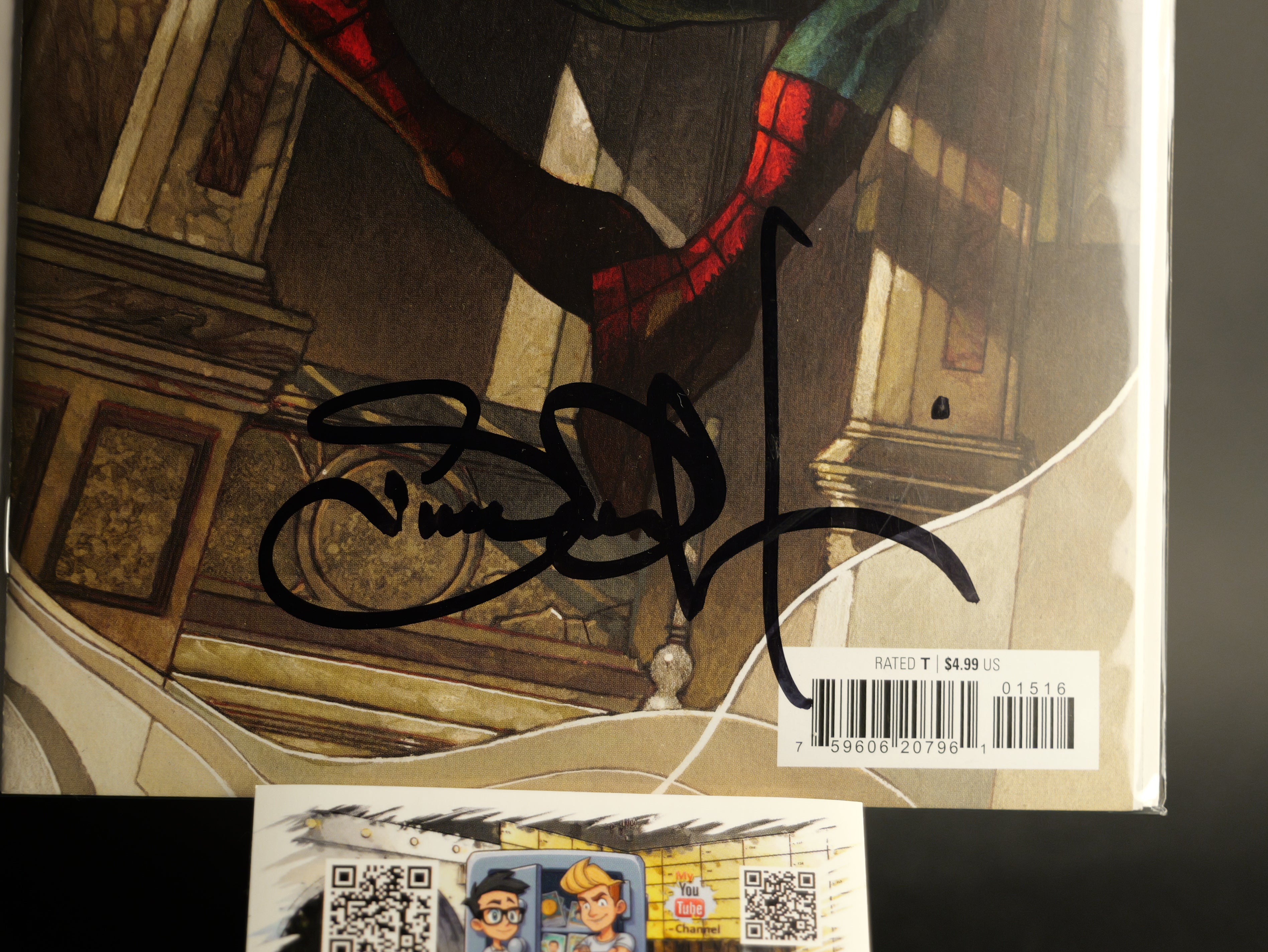 Simone Bianchi - Ultimate Spiderman #15 Variant Signed