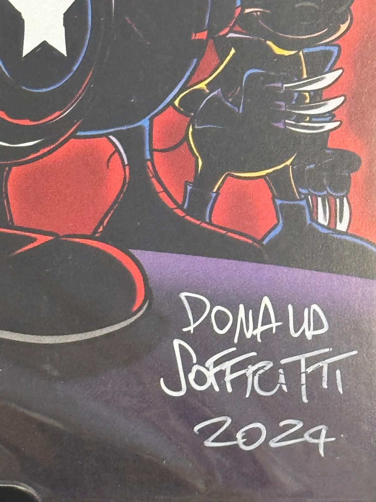 Donald Soffritti - The new avengers 100th Disney Signed