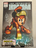 Claudio Sciarrone - The invincible iron man 100th Disney Signed