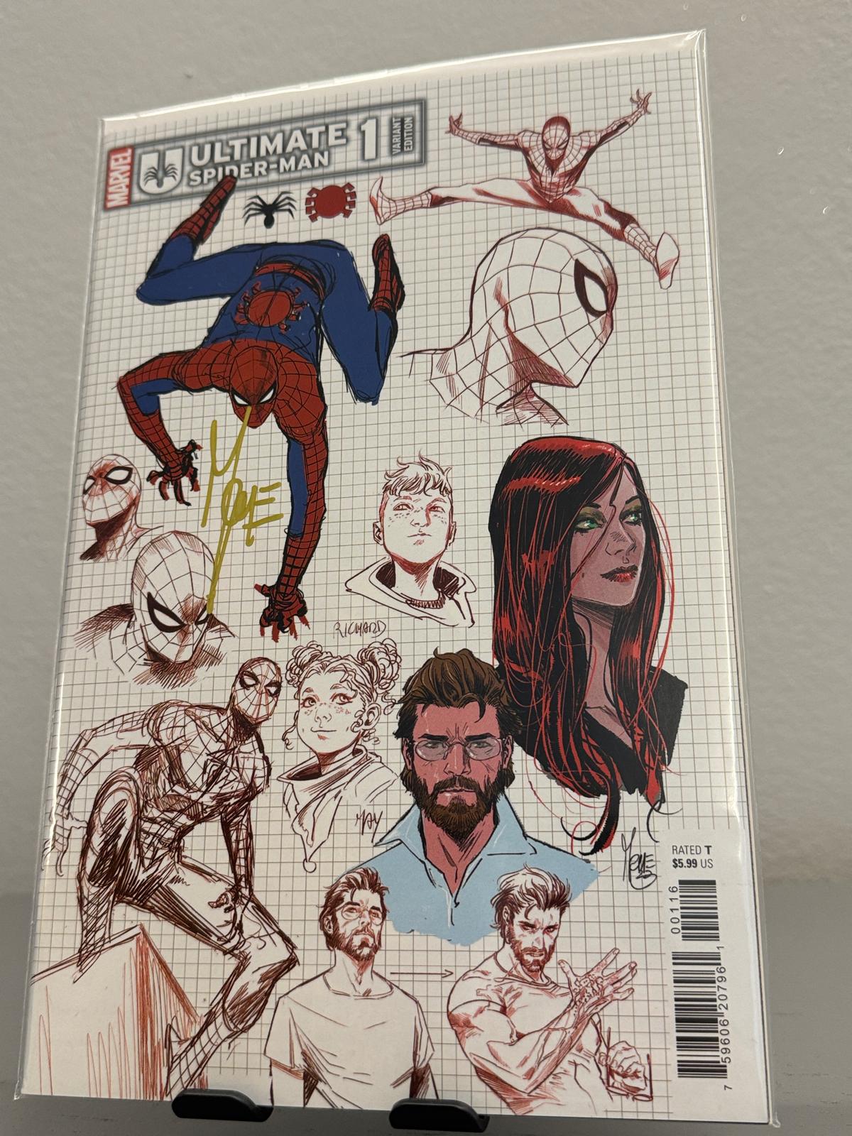 Marco Checchetto - Ultimate Spiderman variant edition 1/10 Signed