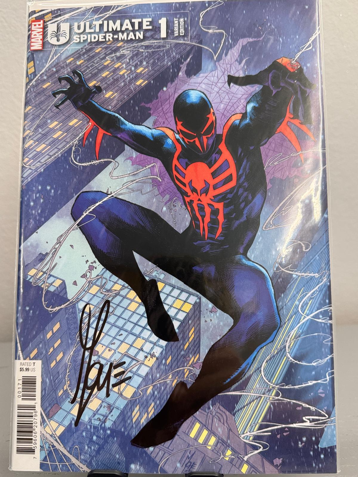 Marco Checchetto - Ultimate Spiderman #1 variant Signed