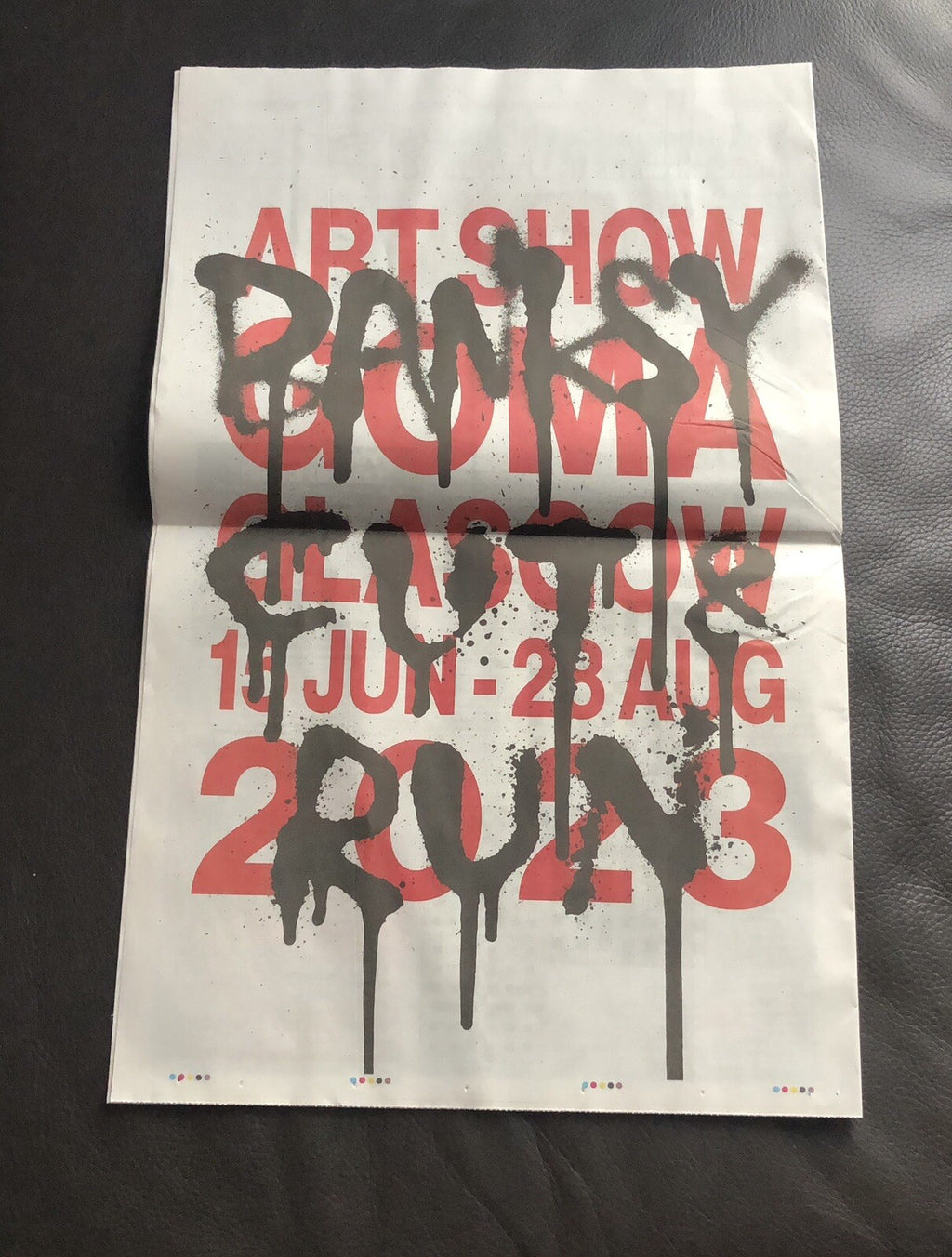 The Herald - Esclusiva mondiale Banksy Show Glasgow 15.06.23
