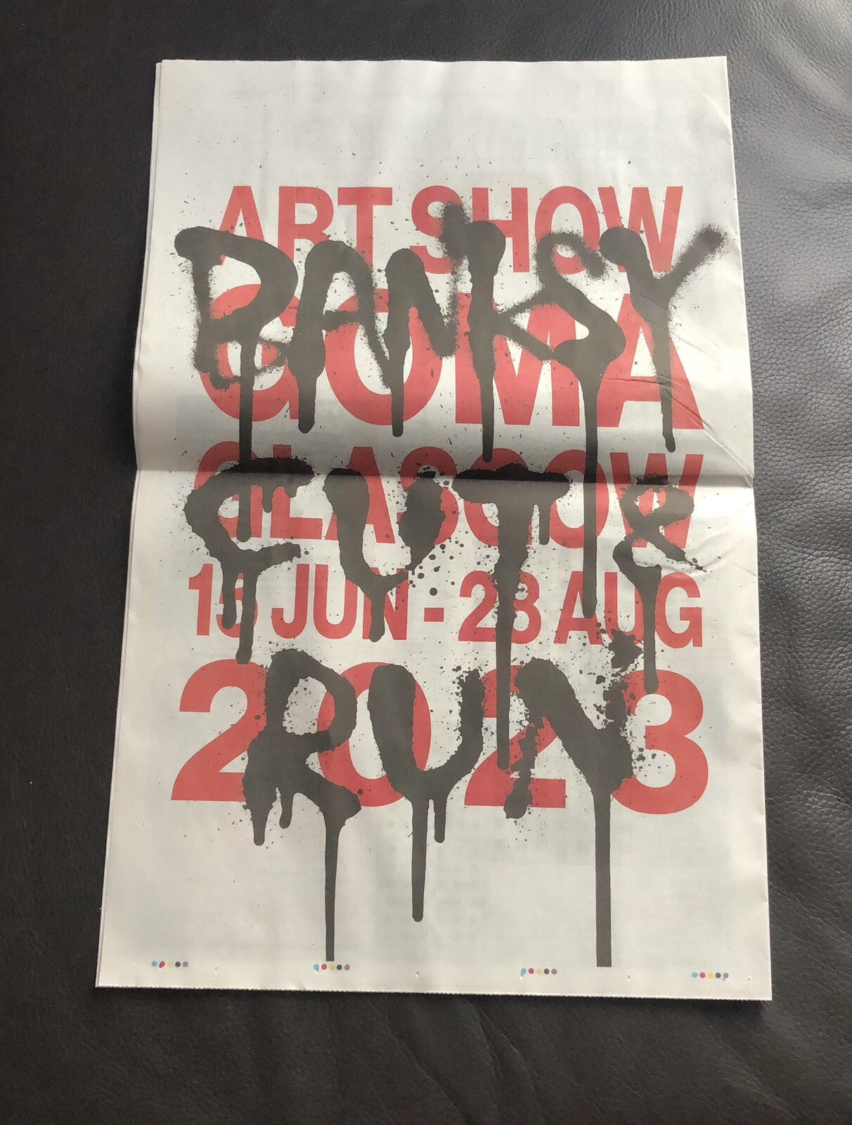 The Herald - Esclusiva mondiale Banksy Show Glasgow 15.06.23