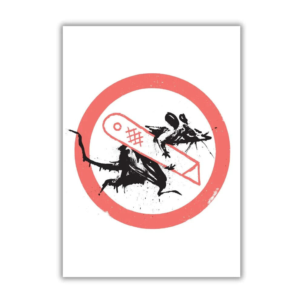 Banksy - Cut & Run Exhibition Posters