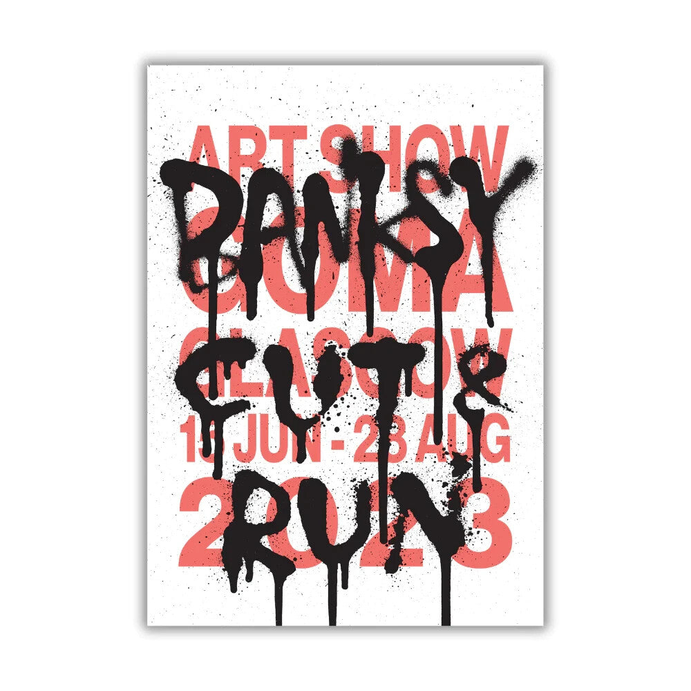 Banksy - Cut & Run Exhibition Posters