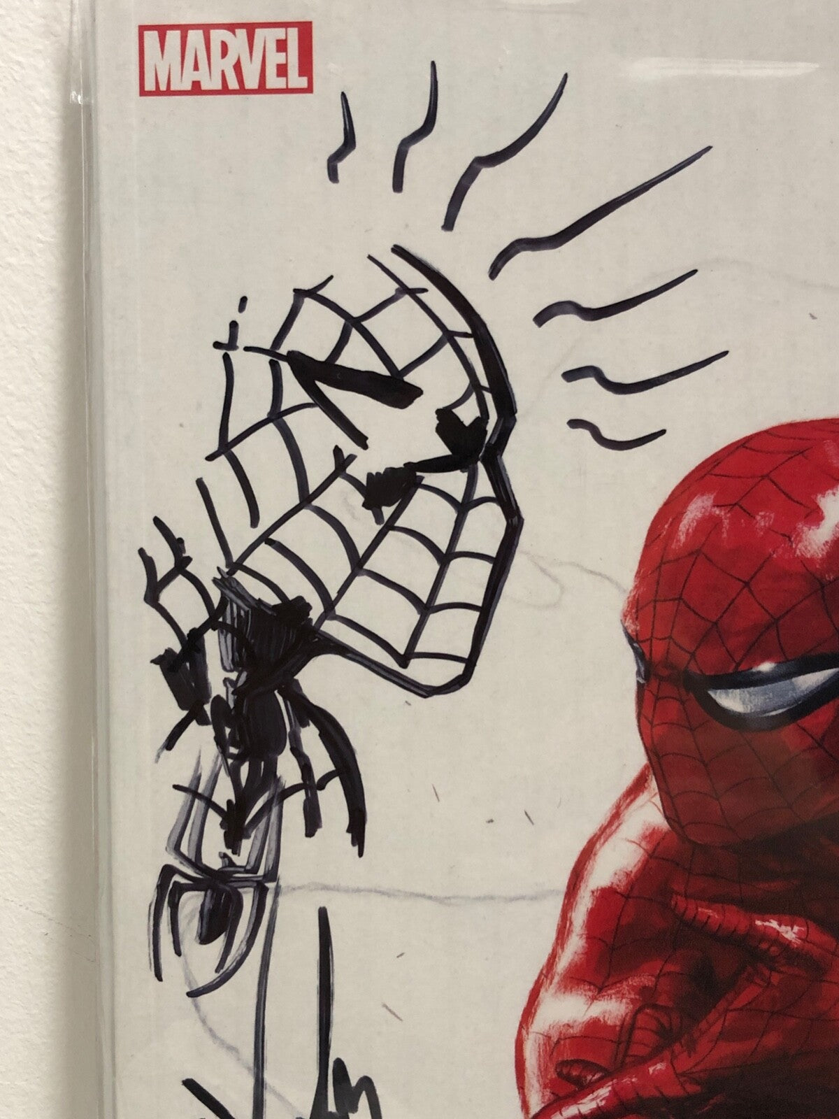 Gabriele Dell'Otto - Spider-man #12 VARIANT SIGNED SKETCHED /300, Original Art