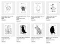 David shrigley - Print 2020 /250 Set di 8 POSTER