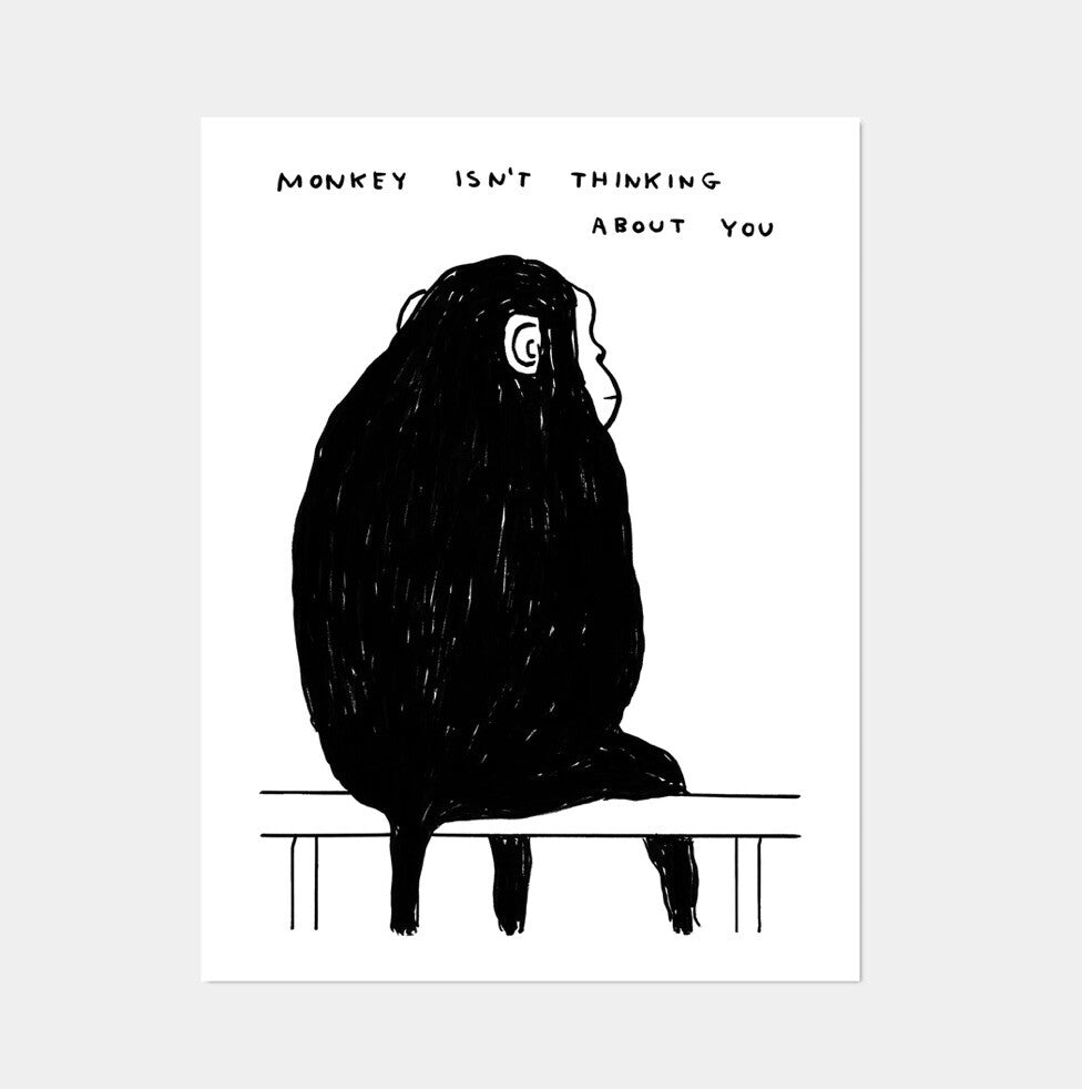 David shrigley - Print 2020 /250 Set di 8 POSTER
