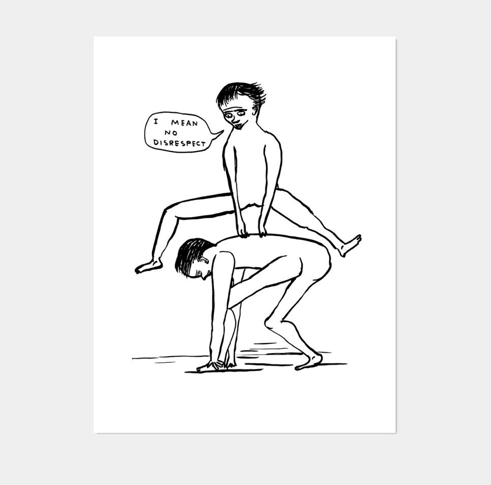 David shrigley - Print 2020 /250 Set di 8 POSTER