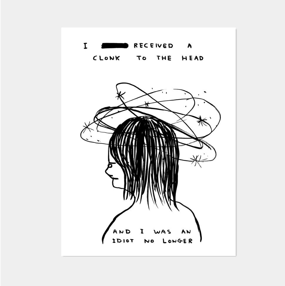 David shrigley - Print 2020 /250 Set di 8 POSTER