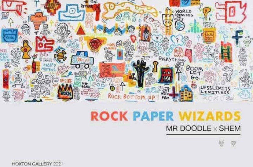 Mr Doodle x Shem Rock Paper Wizards 2021 print