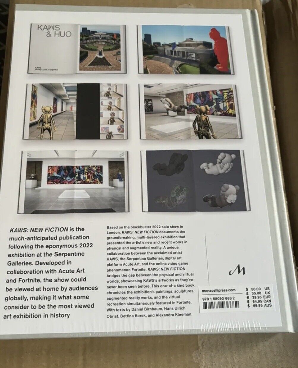 Kaws New Fiction Hardcover Book SIGNED Edizione Limitata Phaidon