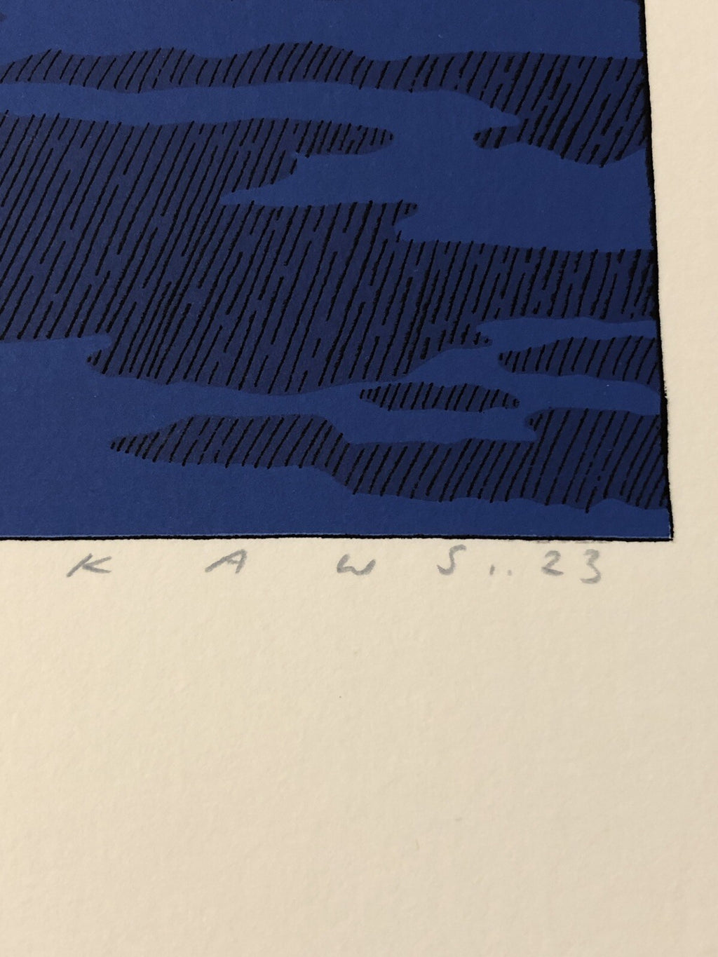 Kaws - TIDE 2023 print /100 Phaidon Artspace Book signed