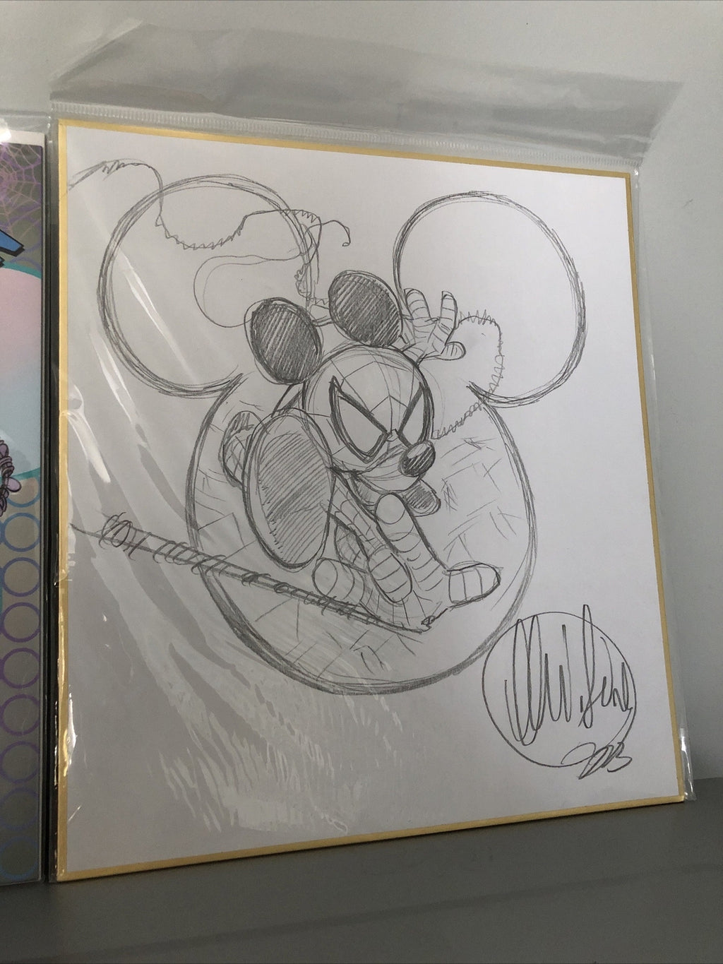 Claudio Sciarrone - Amazing Spider-man #35  Disney100 Variant + Original Sketch