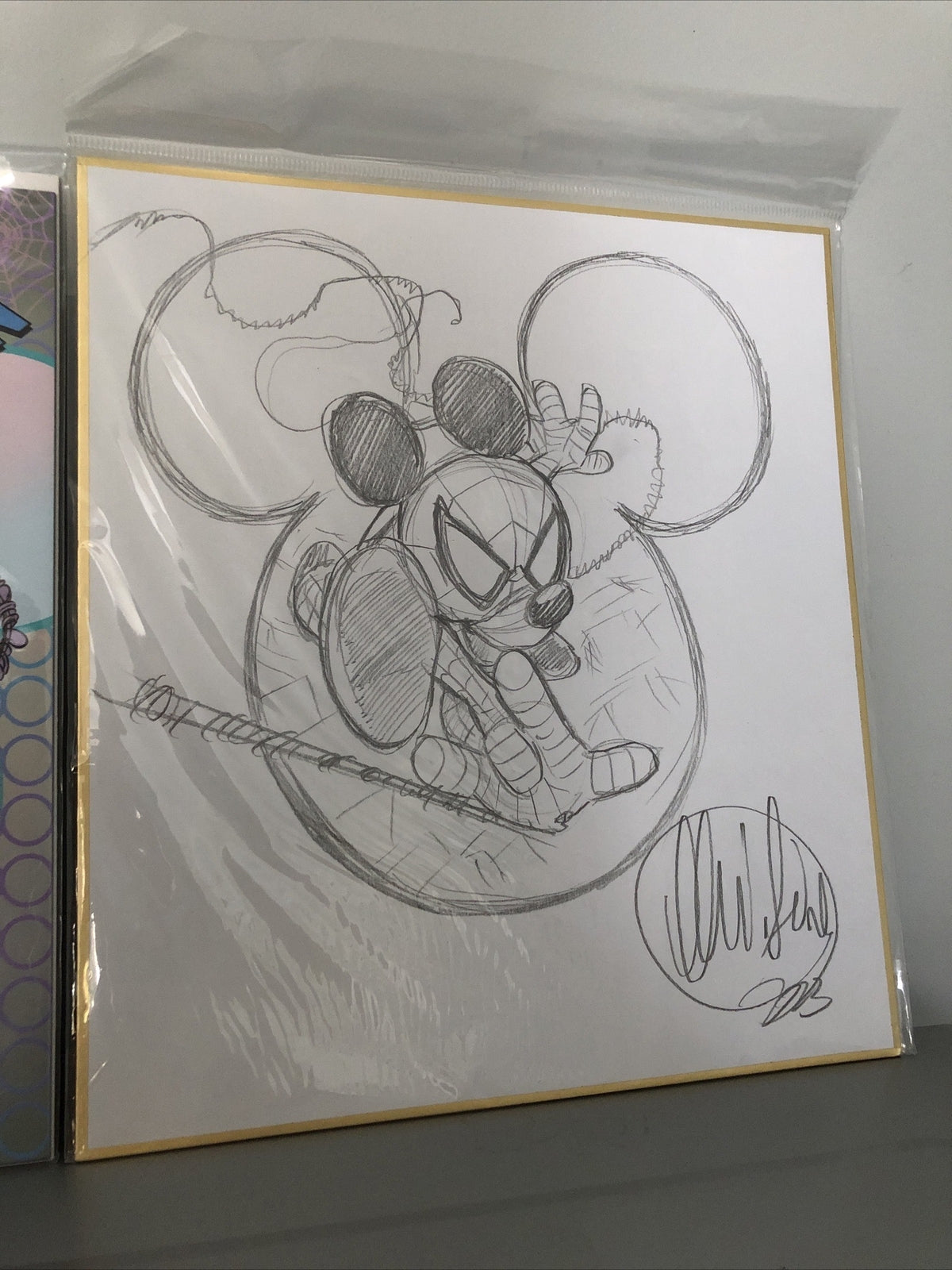Claudio Sciarrone - Amazing Spider-man #35  Disney100 Variant + Original Sketch